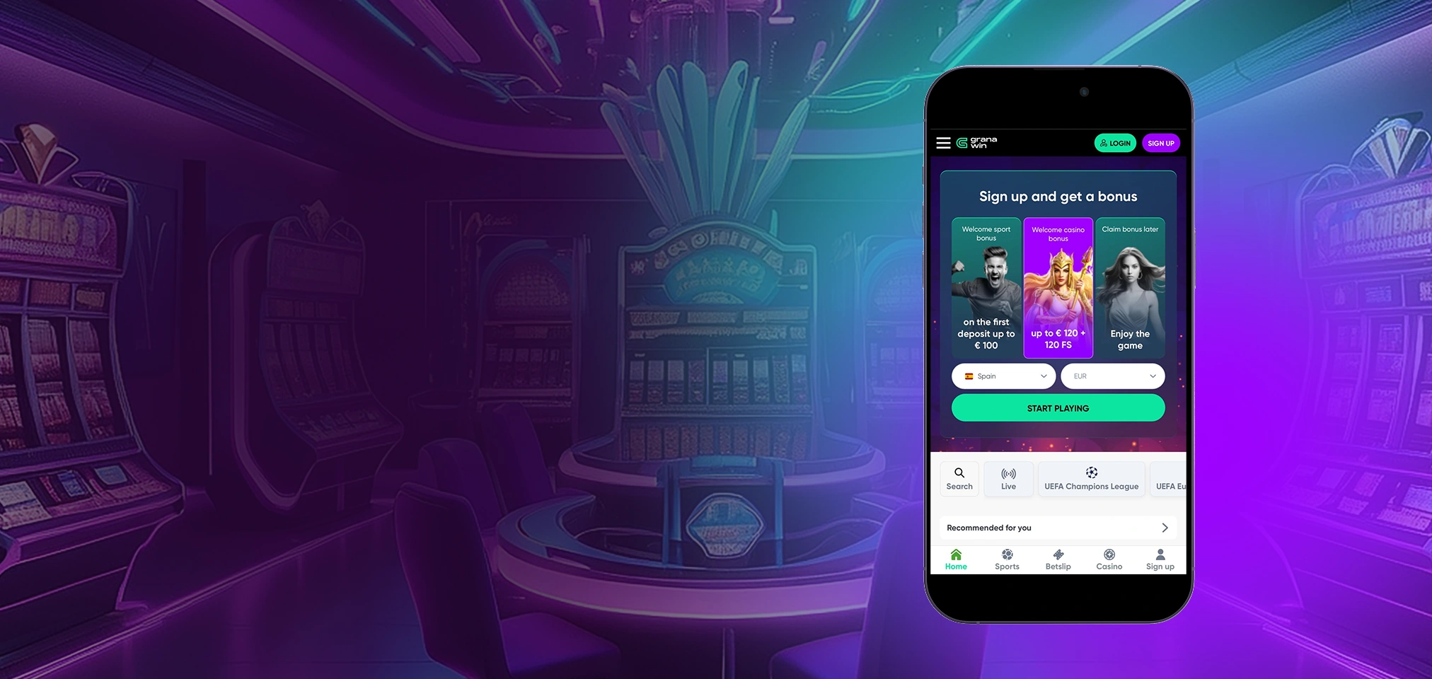 Granawin Aplicación Granawin Aplicación